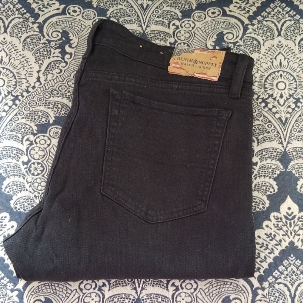 Ralph Lauren Denim and supply black skinny Jean